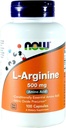 Ara menjars Arginine 500mmg, 100 Capsules (Pack of 2)