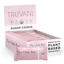 Truvani Plant Based Snack Bars | Sugar Cookie 12 Pack | 6g Protein | USDA Organic and Vegan | The Only Bar | Dairy, Soy, and Gluten Free | Individually Wrapped