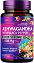 Ashwagandha Supplements for Women - Max Absorption with Black Pepper Extract - Extra Strength Ashwagandha Capsules with Plant Powder & Root Extract - Non-GMO, USA Bottled - 60 Vegetarian Capsules