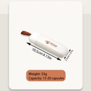 2 stk reisepilleorganisatorer, BOSOIRSOU daglige piller boks, dag piller dispenser, pille saken, reise medisinorganisator, piller beholdere for vitaminer fisk oljer Supplement