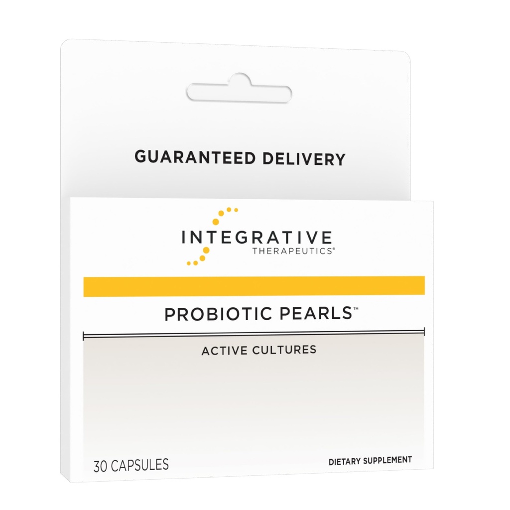 Integrative Therapeutics Probiotic Pearls - Daily Digestive Supplement for Gut Health Support* - Probiotic Capsules for Immune Health Support* - Soy-Free - 30 Count (30 Servings)