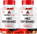 LIVORKA Alpha Surge for Men - Alpha Surge Gummies for Male, Alfa Surge Gummies 1050mg, Alpha Surge XL Gummie, Alpha Surge Gummies, Alpha Sugre Male, 120 Gummies for 2 Month