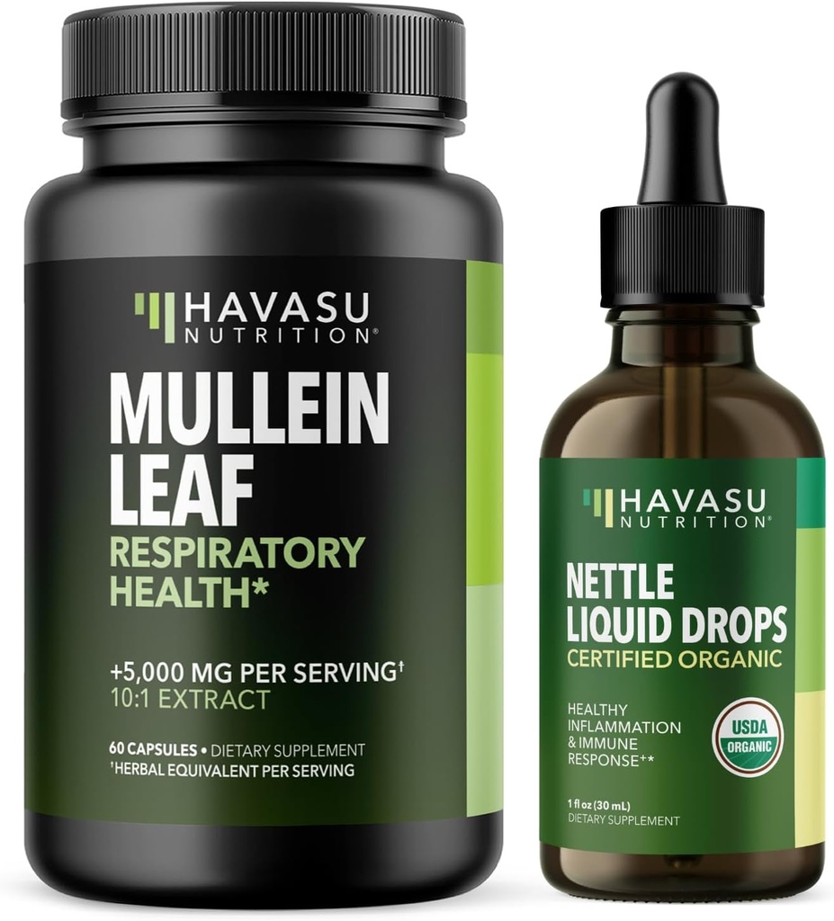 DEMU NUTRITIÓ Mulin Leaf Capules + Nettle Liquid Respirator