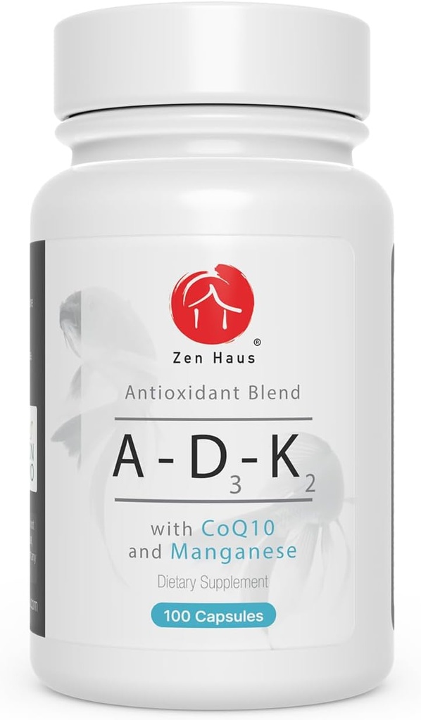 A, D3, K2 (MK-7 Q10 və Alpha Lipoic Acid ilə E - Vision, Güclü Bones və Dişlər üçün - D3 5000 iu Kompleksi