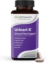 Urinari-X - Urinary Tract 지원 - 빠른 행동 UTI 구호 - 건강한 Bladder 기능 및 면역성을 위한 비타민 보충교재 - D-Mannose, Cranberry, Caprylic 산, Uva Ursi & Grapefruit - 90의 캡슐