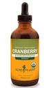 Herb Pharm Certified Organic Cranberry Liquid Extract for Urinary Tract Support - 4 Ounce