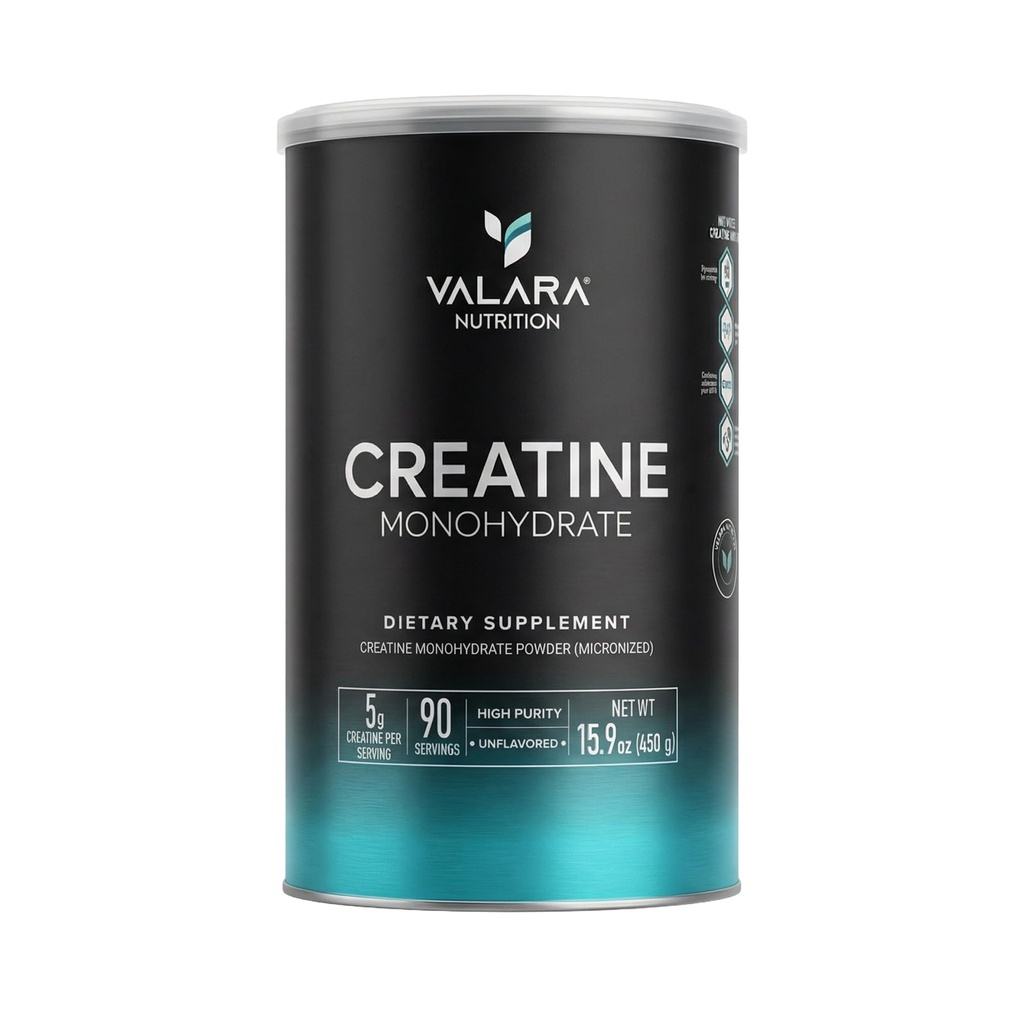 Creatine Monohydrate Micronized Powder 450g, 90 Servings, 5000mg Per Serv (5g) Unflavored, Vegan and Keto Friendly