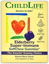 BĒRNU ESSENTIALS Elderberry Super-Immune SoftChew Gummies for Kids - Imūnsupport ar vitamīnu C un vitamīnu D3, Elderberry Imūnsupport for Babies, Toddlers & Children - Berry, 27 Softchews