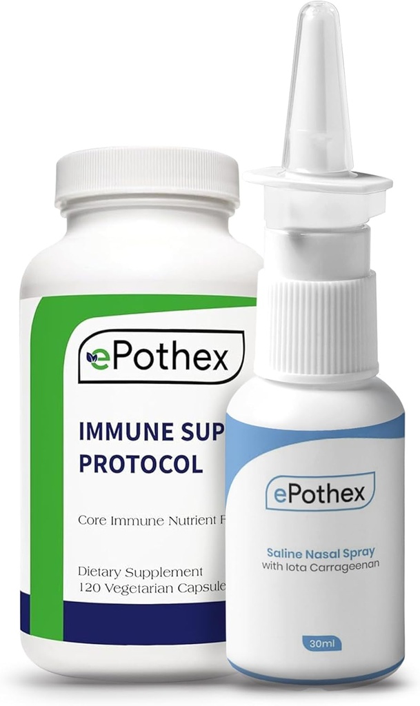 Sezónne zotavenie Bundle - Immune Support Protocol - Iota Carrageenan Nasal Spray