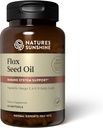Nature's Sunshine Flax Seed Oil, 60 Softgels | Excellent Source of Heart-Healthy Fatty Acids, Contains Lignans which Help Boost Immunity and Support Breast and Prostate Health
