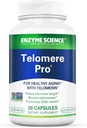 Enzyme Science Telomere Pro | Supports Cellular Health, Energy Production, and Healthy Aging | Formulated with Vitamin D3, Rhodiola and Astragalus | Natural Telomerase Supplement, 30 Servings