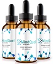 NutraRize (Pack of 3 MindQuell Drops, All-Natural Support Formula, Premium Supplement to Support Focus and Concentración, Official Mind Quell Gotas Review (90 Servizos)