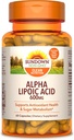 Sundown Alpha Lipoic Acid 600 mgm, 60 Kont