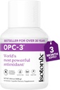 OPC-3 Isotonix - Antioxidant Supplement - Pycnogenol, Grape Seed Extracts, Bilberry, Red Wine & Pine Bark Extracts - för Heart & Circulatory Support - Isotonic, Vegan, Gluten Free - 90 Servings