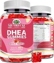 DHEA Gummies, DHEA papildai moterims, DHEA 100mg Chewable su Boron, Inositol ir Magnis, Pro- Aging, Ovarian Support, Miego palaikymo, Vegan, 60 Kaimai