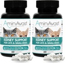AminAvast Kidney ajuda suplementari per als gats i els gossos petits, 300 mg 2-Pck - Promoteles Natural Mney - Aids en salut i Vitalty d'Abing Kidneys - gestorat fàcil - 60 Spellle Capules