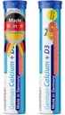 גרמניה Calcium + VIT D - 40 Vegetarian drink Effervescent Tabletscent - Orange-Grapeפרי Flavor - מיוצר בגרמניה