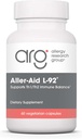 Allergy Research Group Aller-Aid L92 - עם Lactobacillus Acidophilus, Frankincense ההודי, Boswellic Acid, Vegetarian כמוסות - 60 Count Count Count
