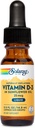SOLARAY Vitamin D3 Liquid Drops 25 mcg (1000 IU) - Enhanced Absorption Vitamin D Drops in Sunflower Oil for VIT D3 Support - Přirozeně bezochucené, Kapátko Zahrnuto - approx. 500 Služeb, 0.5oz