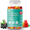 BIO VITALICA 海 Moss Gummys 老年莓 Belderberry BioVitalica - 维生素C D + Zinc - 爱尔兰 Seamoss Vegan Gummy 与 Sea Moss Gel & Powder 豁免,解毒 - 成人和儿童