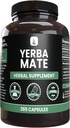 Yerba Mate (365 Capsules) No Magnesium หรือ Rice Filers, friginal, Lab Recorded