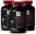 L-citrulline和l-arginine 补充剂 - Nitric Oxide 助推剂 - 耐力,Nitric Oxide 流量,强力训练,健身支持,前健身助推剂,肌肉泵,物理助推剂 3瓶 270片