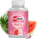 Eletrolítico SaltStick FastChews - 120 Eletrolitos mastigáveis de melancia - Comprimidos de sal para corrida e hidratação, Eletrolítico Chews - 120 Contagem