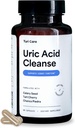 טבעי Uric Acid ניקויse עם 2000 מ"ג Celery Seed, 1000 מ"ג צ'נקה Piedra, תמצית Pomegranate, Tart Cherry לחלץ קפסולות - Kidney ניקויse Detox & תיקון עבור Uric Acid Flush Flush