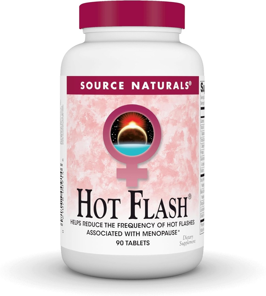 Zdroj Naturals Hot Flash, pomáha znížiť frekvenciu horúcich zrážok* - 90 tabliet