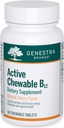 Genestra merker Aktiv Chewable B12 | Chewable Vitamin B12 tabletter | 60 Chewable tabletter | Naturlig Cherry Flavor