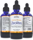 Mimi의 기적 비석 : 중금속 Detox Zeolite Supplement Drops with 70 Trace Minerals for Adults & Kids - 지원 셀 복원, 면역 및 소화 궤양 건강 (4 oz Bottle, 60 Day Supply)