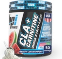 BPI Sportas CLA + Carnitine - CLA L Karnitinas & Linolo rūgštis - L Karnitino papildas svorio netekimas, Metabolizmas & Lean raumenys - Kofeinas nemokamai - Watermelon Freeze - 50 Servings - 12.34 oz