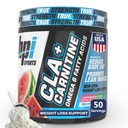 BPI Sports CLA+Carnitine – CLA L Carnitine & Linoleic Acid – L Carnitine Supplement for Weight Loss, Metabolism & Lean Muscle – Caffeine Free – Watermelon – 50 Servings – 12.34 oz