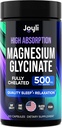 Magnijs Glicinate 500MG - Magnijs miegam - Augsta Absorbcija Čelēts Mag Papildinājums - Glicinato De Magnesio 400mg + 100mg - Mag Glicinate sievietēm, bērniem - 200 Vegan kapsulas