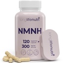 LongLifeNutri NMNH 300mg (Dihydronicotinamide Mononucleotide) - 120 Vegan Capsules, 2-Month Supply, NMN Alternative, NAD Supplement for Energy & Longevity, Lab Tested, Made in USA