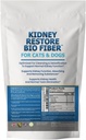 Bio Fiber for Cat & Dog Kidney Support, Kidney Pet Health Supplement, Kidney Support für Hunde & Katzen, Nierenunterstützung Hund, Hinzufügen von w/Renal Food, Support Normale Kidney-Funktion - 60 Servietten