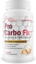 Pro Carbo Fix - Natural Gut & Carb Cleanse dodatek - Rastlinski osnovi Formula w/Probiotics - Podpora Prebavni zdravje in zdravje krvi - Pomoč Flush Carbs & Toxins - Spodbujanje regularnost & Zmanjšani Gut Bloat