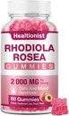 1 emballage sans sucre Rhodiola Rosea Gummies
