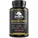 Fast Acting, Organic Acacia Senegal Fiber Capsules 300pk. Natural Soluble Fiber Supplement Pill. Vegan Prebiotic Capsules.