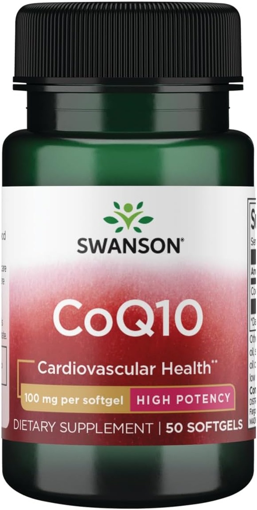 Swanson Coq10 100 100 Milligrams 50 Sgels