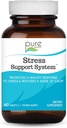 PURE ESSENCE LABS Spress Support System - Най-добрата имунна подкрепа - Имунитет Booster & Диетарни добавки - главоболие и стрес облекчение - дава естествен спокойствие (60 таблетки)
