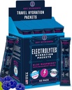 KEY NUTRIENTS Electrolytes Toz Paketleri - Blue Raspberry 40 Pack Hydration Packets - Travel Hydration Toz - No Sugar, No Calories, Gluten Free - Made in USA