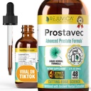 Prostavec Advanced Prostate Support Supplemento - Formula liquida per l'assorbimento più veloce con Pygeum, Saw Palmetto, Sting Nettle + Turmeric & Damiana - Vegan, Non-GMO - 2 fl oz