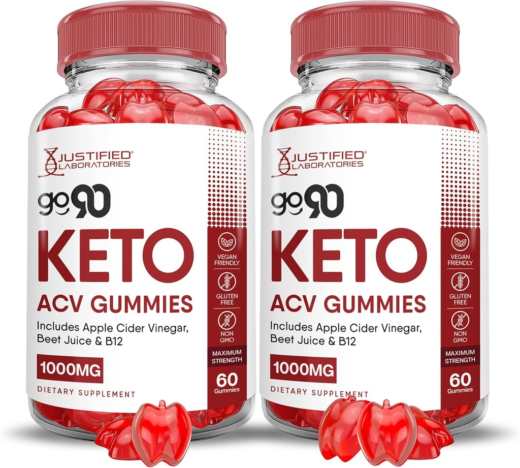 (2 balenia) Go 90 Keto ACV Gummies Advanced Formula 1000MG Go90 Keto Gummies Ocot Apple Cider Formulated with Pomegranate Beet Juice Powder B12 Vegan Non GMO 120 Gummy