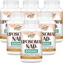 Liposomal NAD+ 500 MG Supplemento, True NAD Plus Supplement, Assorbimento Superiore, Boost NAD+ Più Efficiente Di Nicotinamide Riboside per Energia Cellulare, Invecchiamento sano, 360 Serving