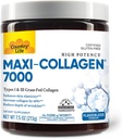 乡村生活 Maxi-Collagen 7000粉 - Verisol Bioactive Collagen Peptides,维生素C, A & Biotin, 4,500 mg 类型 I & III 草鳍Collagen - 支持皮肤,毛发,钉螺和联合健康, 7.5 oz