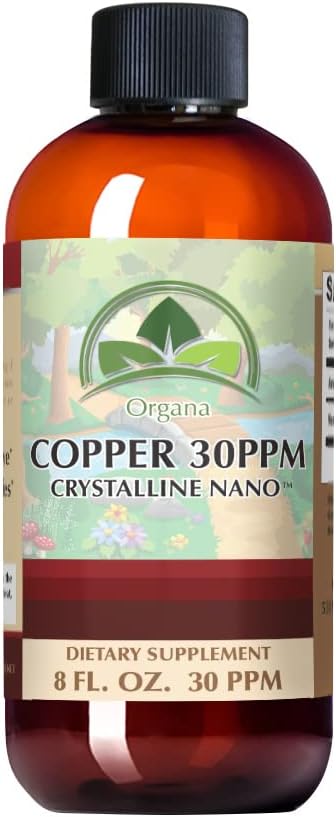 Organa Pure Crystalline Tekoči baker - 30 PPM - Visoka absorpcija bakra