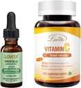 Lovita Bee Propolis Liquid екстракт & Вітамін C Nutrient добавки Bundle