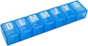 EZY DOSE Weekly (7-Day) Pill Organer, ויטמין Planner ו- Medicine Box, השוואות קטנות, צבע May Vary, ספרד Imprints