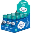 Dream Water Beauty Sleep Aid תוסף: Melatonin 5mg, GABA, 5-HTP, Plus Biotin for Healthy Skin, Hair and Nails; 2.5 oz Liquid Sleep Shots, Zen Tonic 12-Count